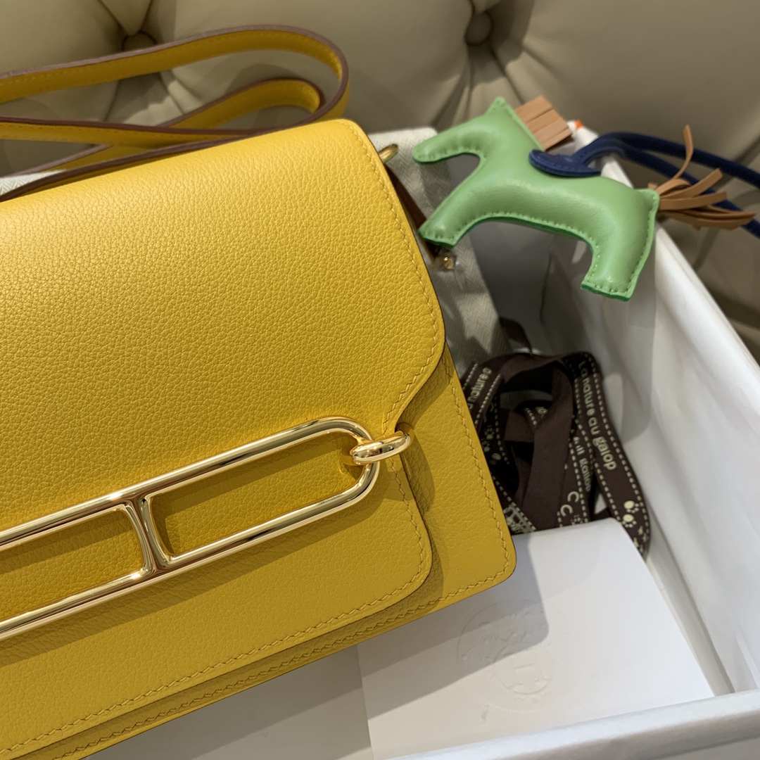 에르메스 룰리스18 옐로우 금장 에버컬러